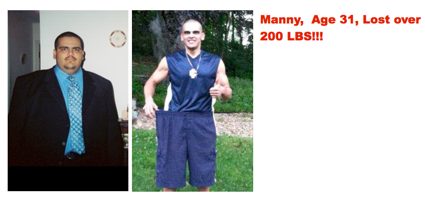 manny testimonial before:after